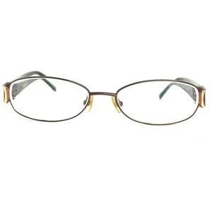 Vera Wang V093 BR Brown Tortoise Oval Eyeglasses Frames 51-16-133 Womens Eyewear